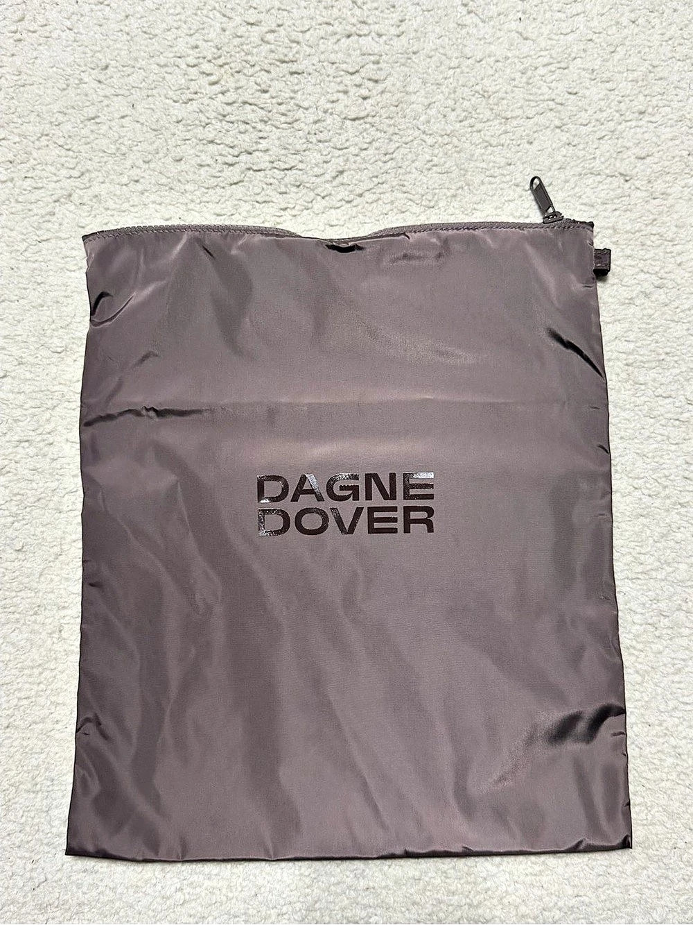 Dagne Dover Large Zip Pouch Travel Organizer Gray